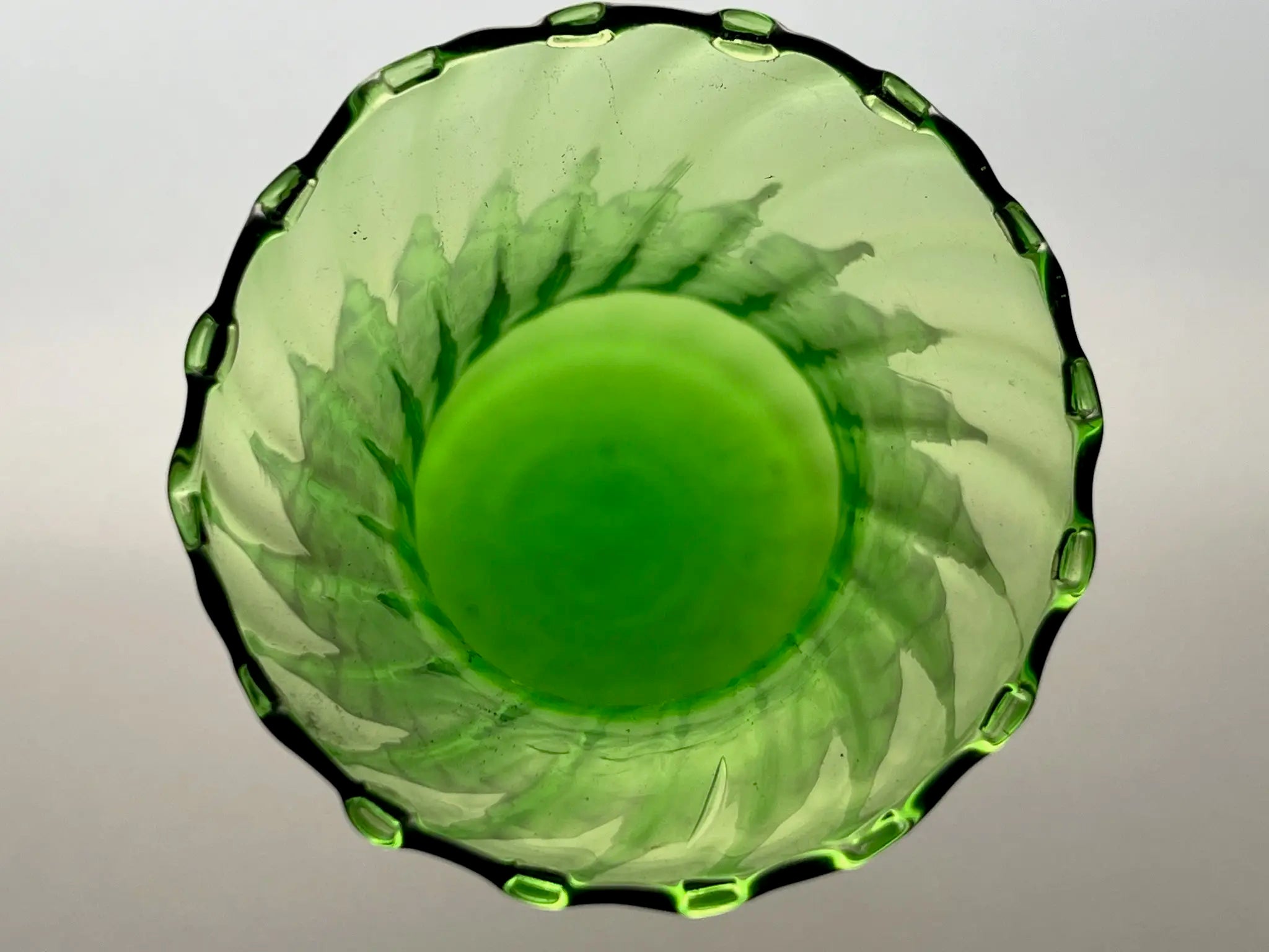 Jarrón Ollería Verde